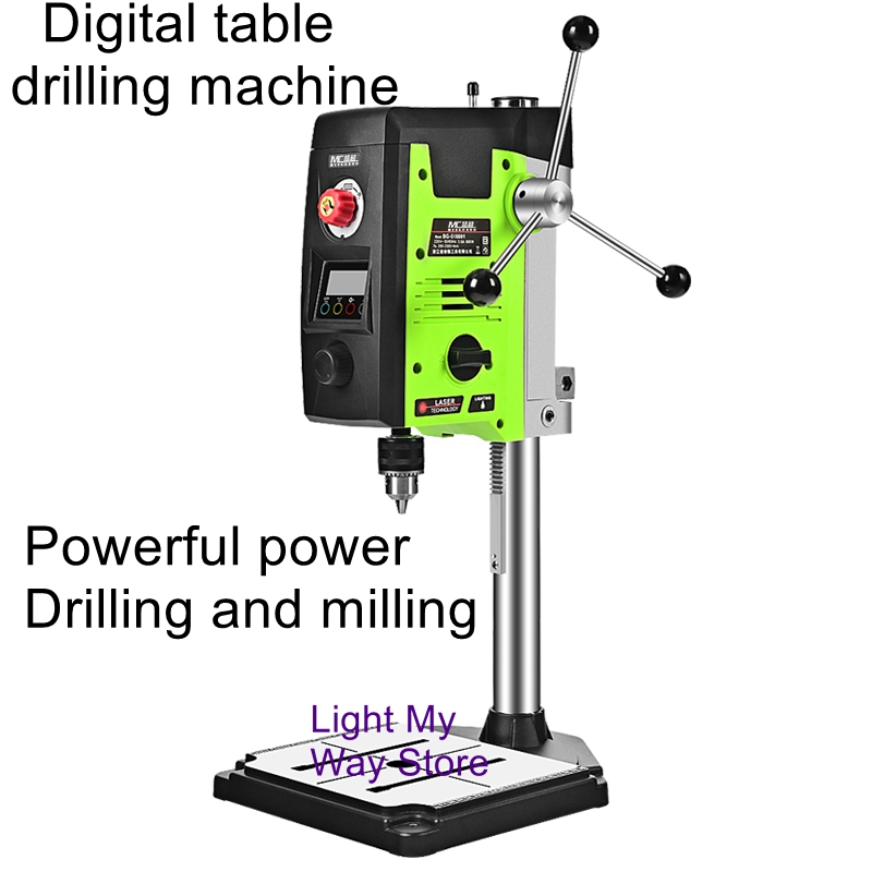 Industrial Laser Drill - Мини-сильная настольная дрель с цифровым дисплеем,