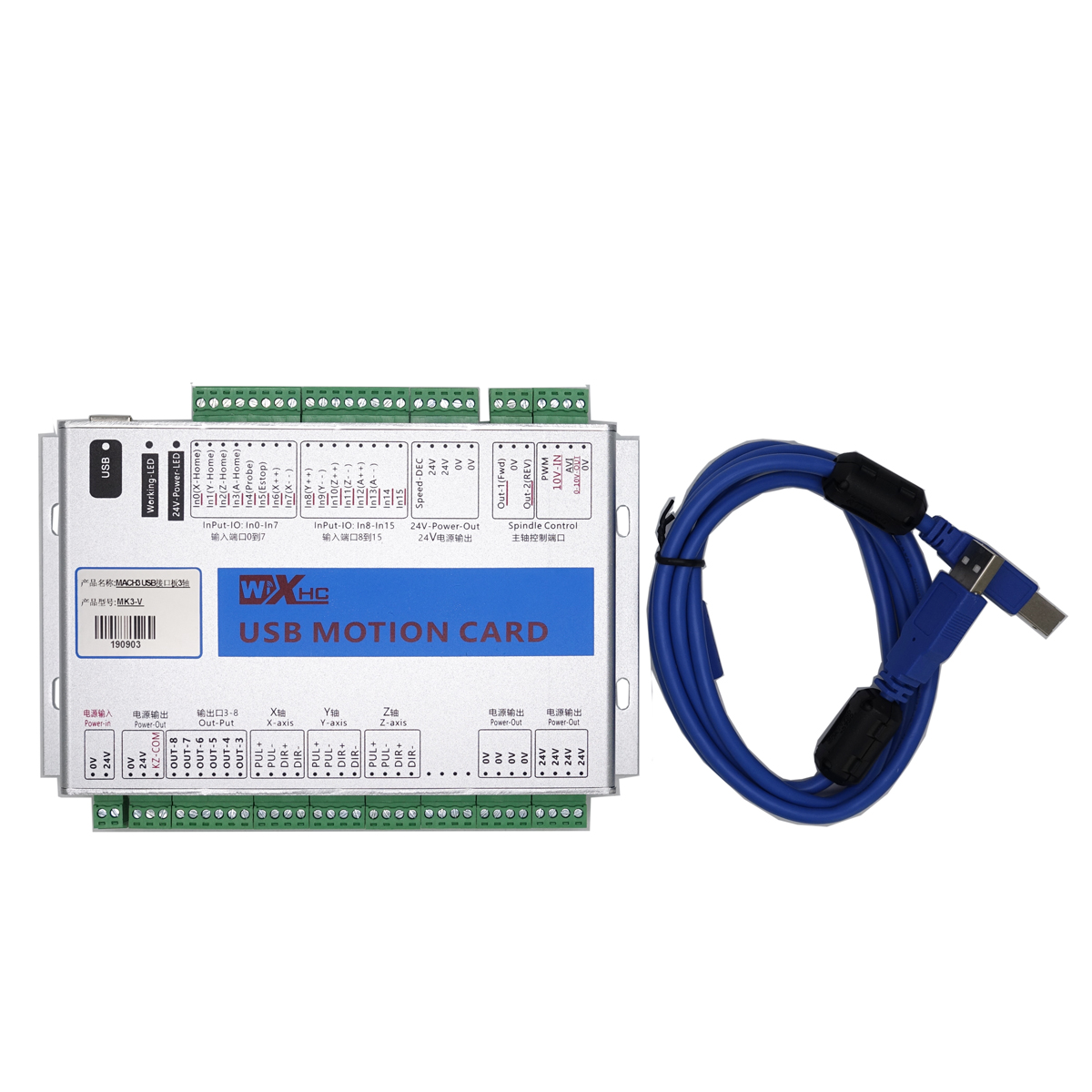USB-разрывная плата XHC Mach3  – обзор и цена Breakout Board Mach3