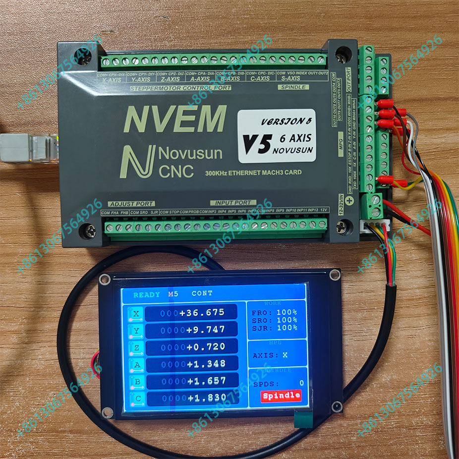 Контроллер движения Nveve с ЧП – обзор и цена Breakout Board Mach3