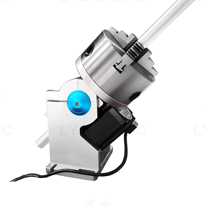 Поворотная ось 3Claws с проход – обзор и цена Rotary Axis Laser Engraver