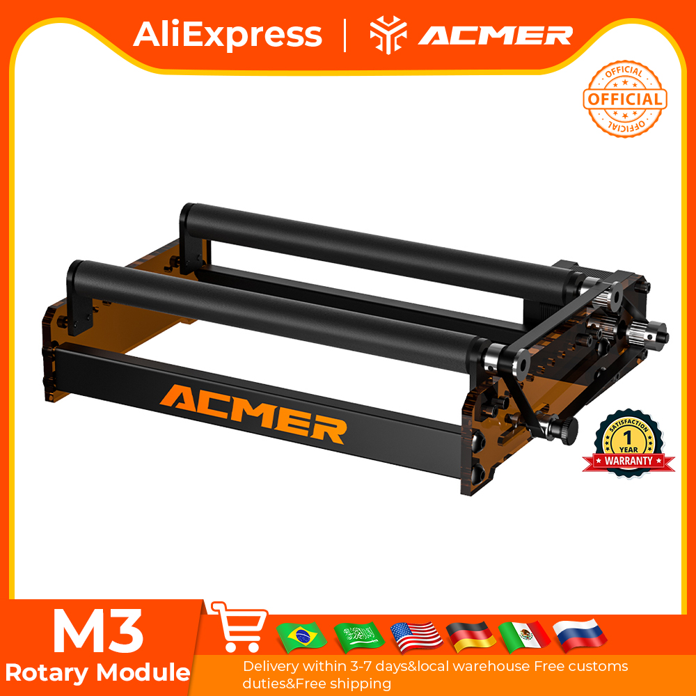 Лазерный ролик ACMER M3 на 360 – обзор и цена Laser Engraving Software