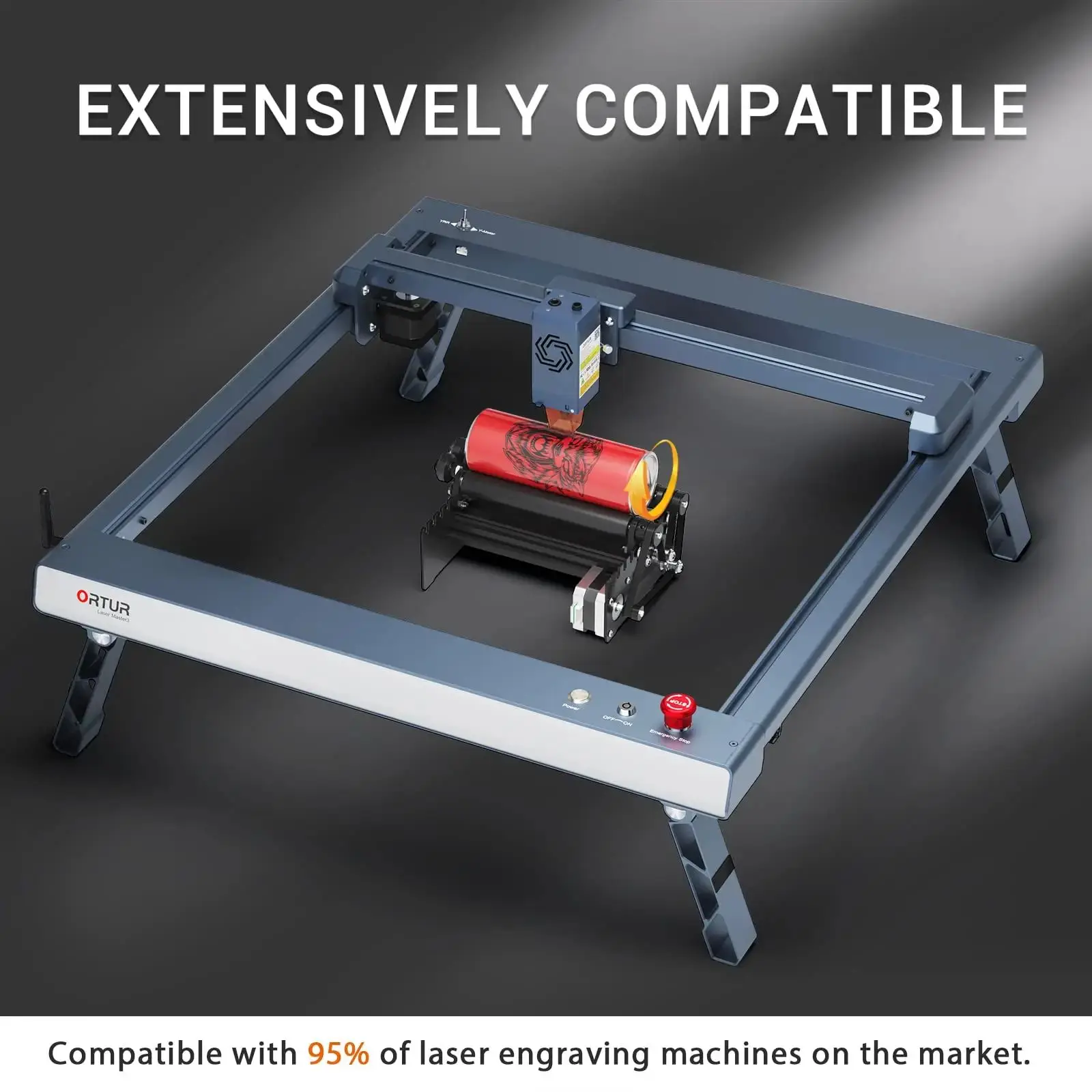 Лазерные вращающиеся роликовые – обзор и цена Rotary Axis Laser Engraver