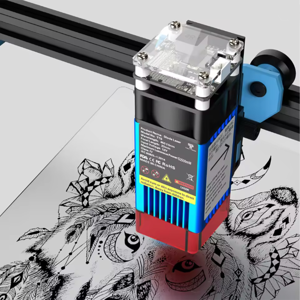 TwoTrees TTS-55 Pro/TTS-10 Pro – обзор и цена Rotary Axis Laser Engraver